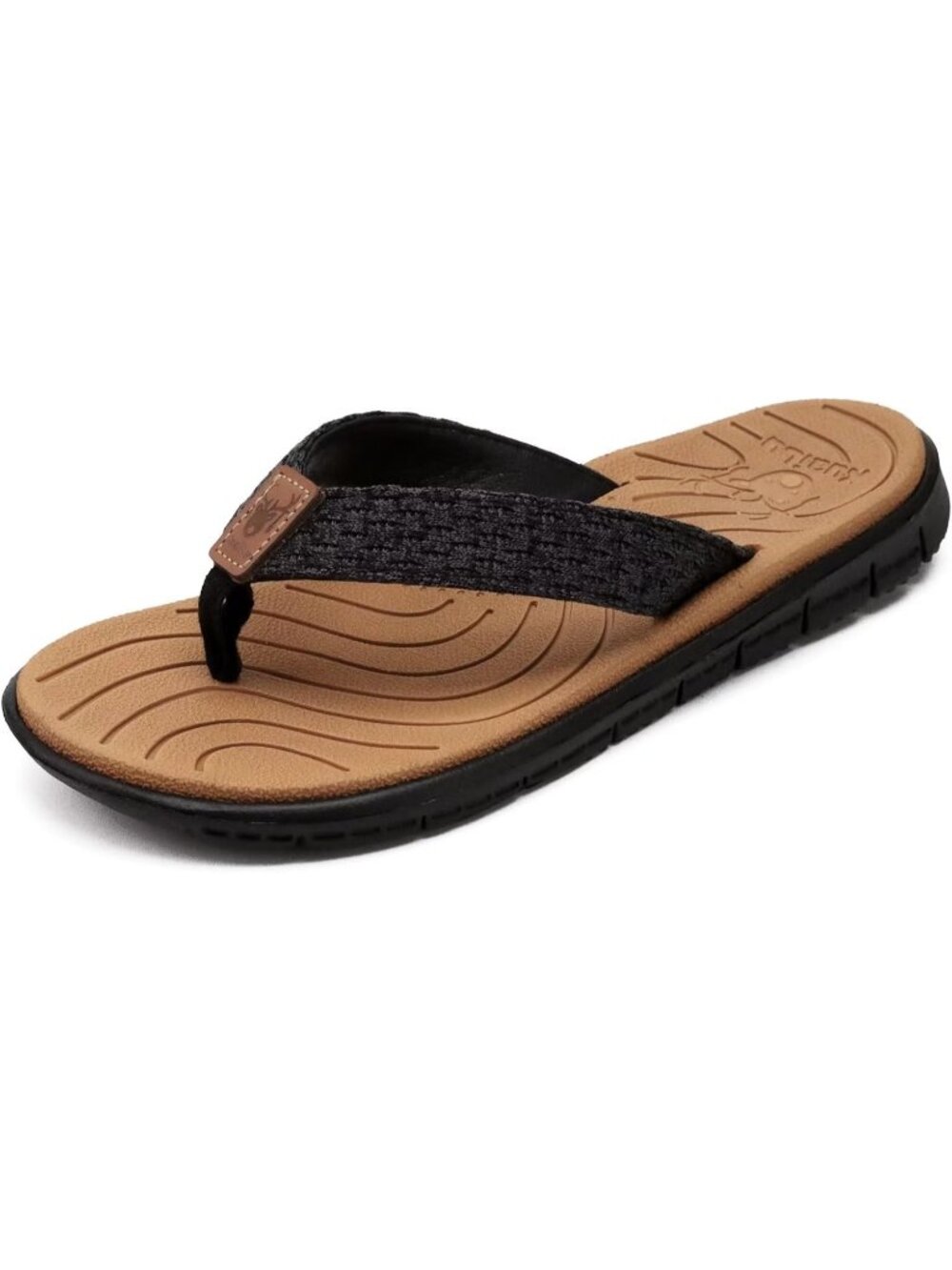 Women's Khaki Comfortable Arch Support Yoga Summer Beach Walking Flats Sandals